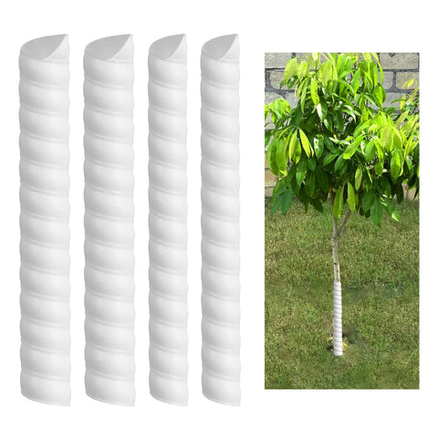 Watayo tree trunk protector spiral guard 4-pack protecting a sapling