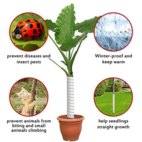 Watayo weather-resistant bark protector guards trees in all seasons.