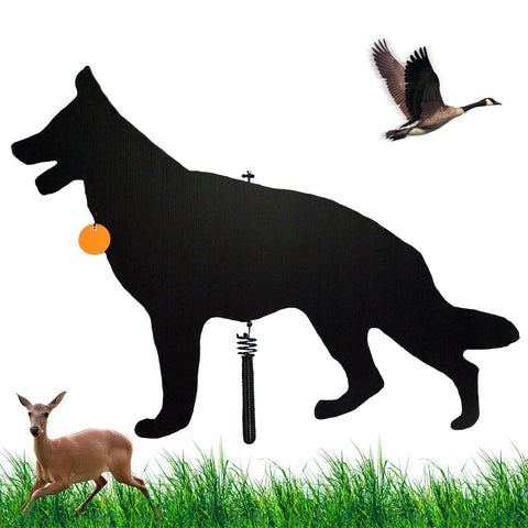 Watch Dog Goose Patrol Lone Dog Decoy Assembly demonstrates ready-to-install predator deterrence.