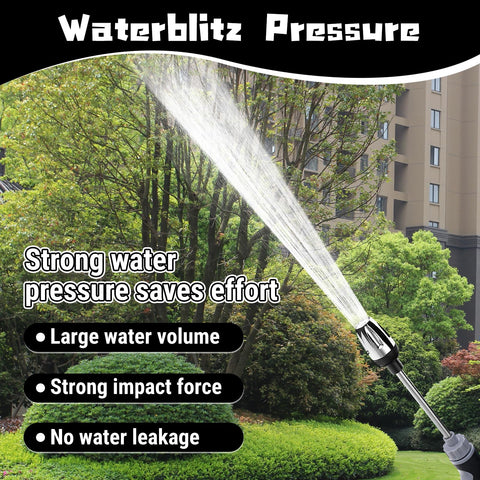 Waterblitz adjustable pressure settings for watering or power washing
