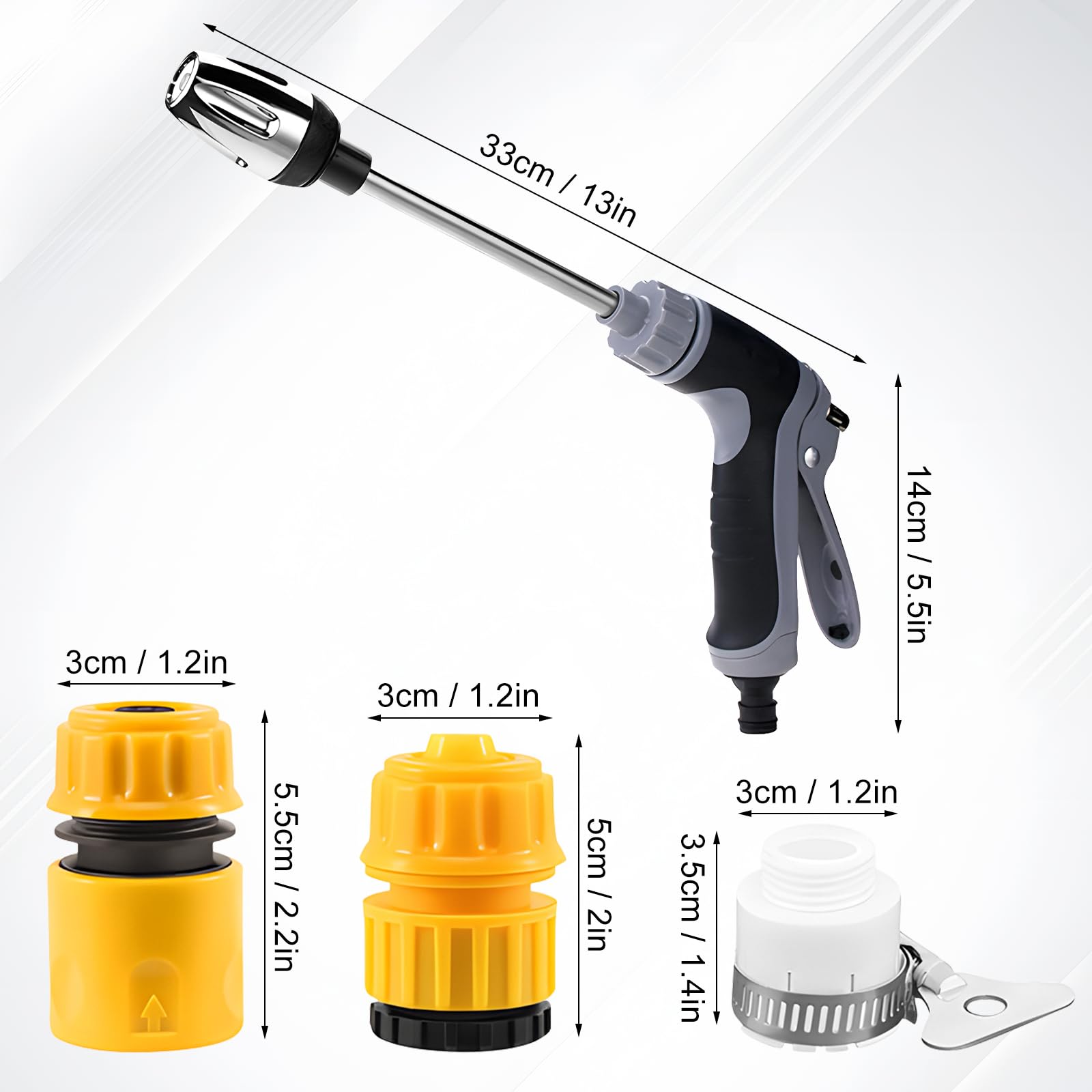 Waterblitz compact unit delivers strong spray without electricity for on-the-go cleaning