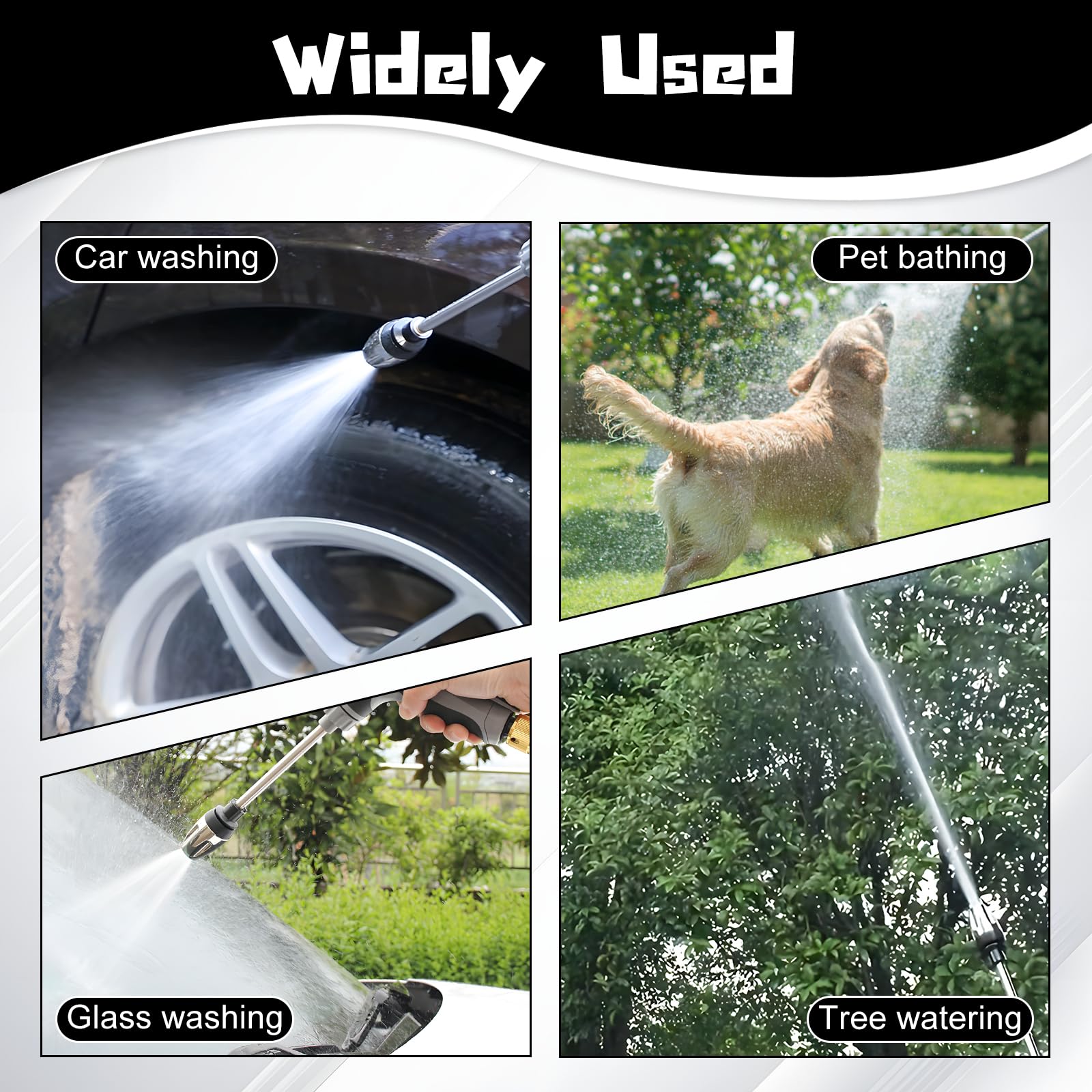 Waterblitz portable cleaner supporting outdoor tasks like windows and furniture