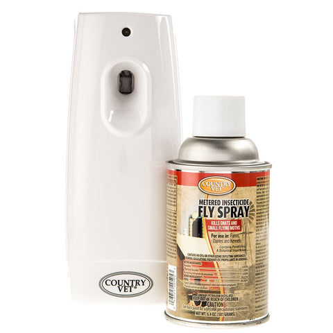 Waterbury Country Vet Sleeker Dispenser reduces gnats and small flying insects in your space