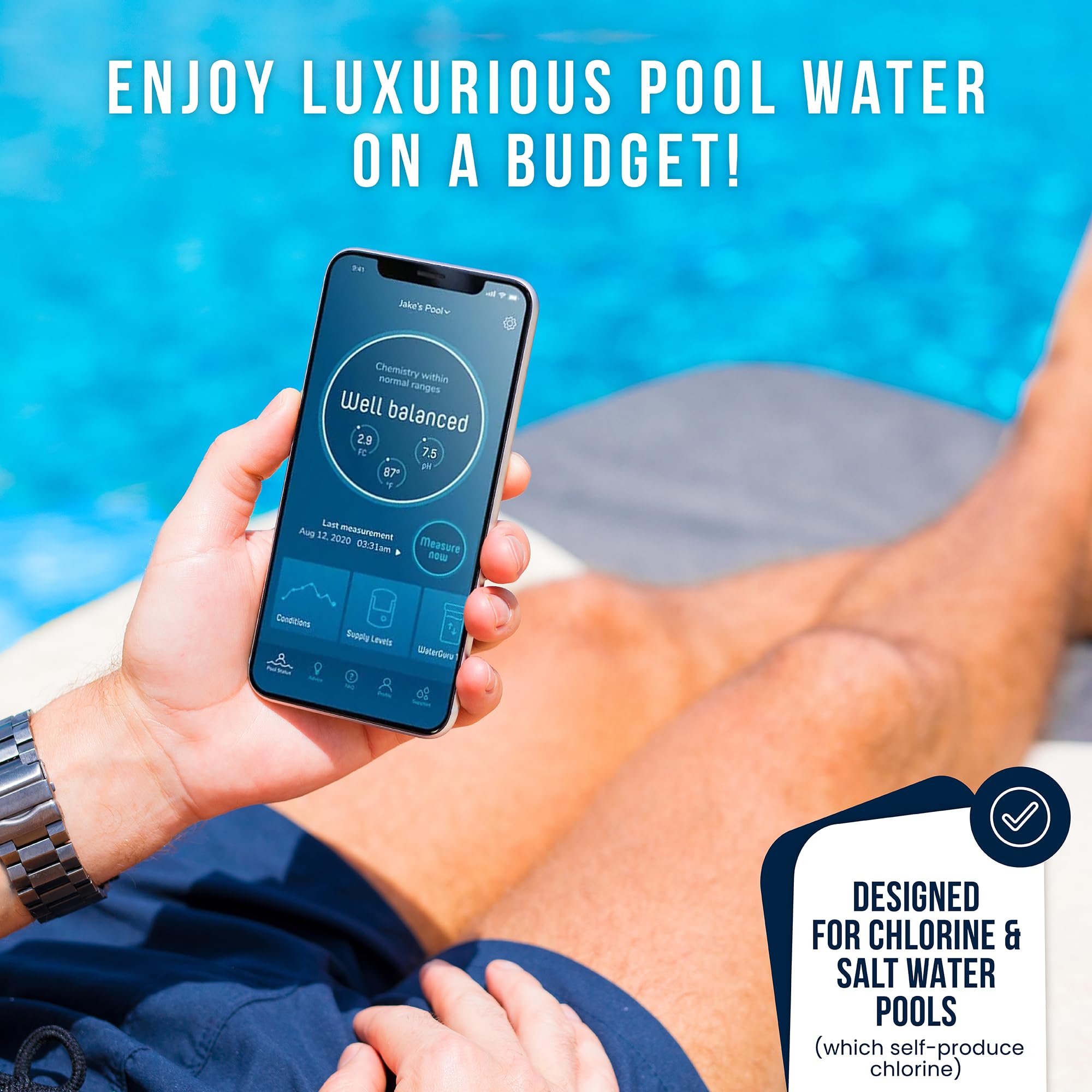 WaterGuru Sense S2 full package for effortless water testing.