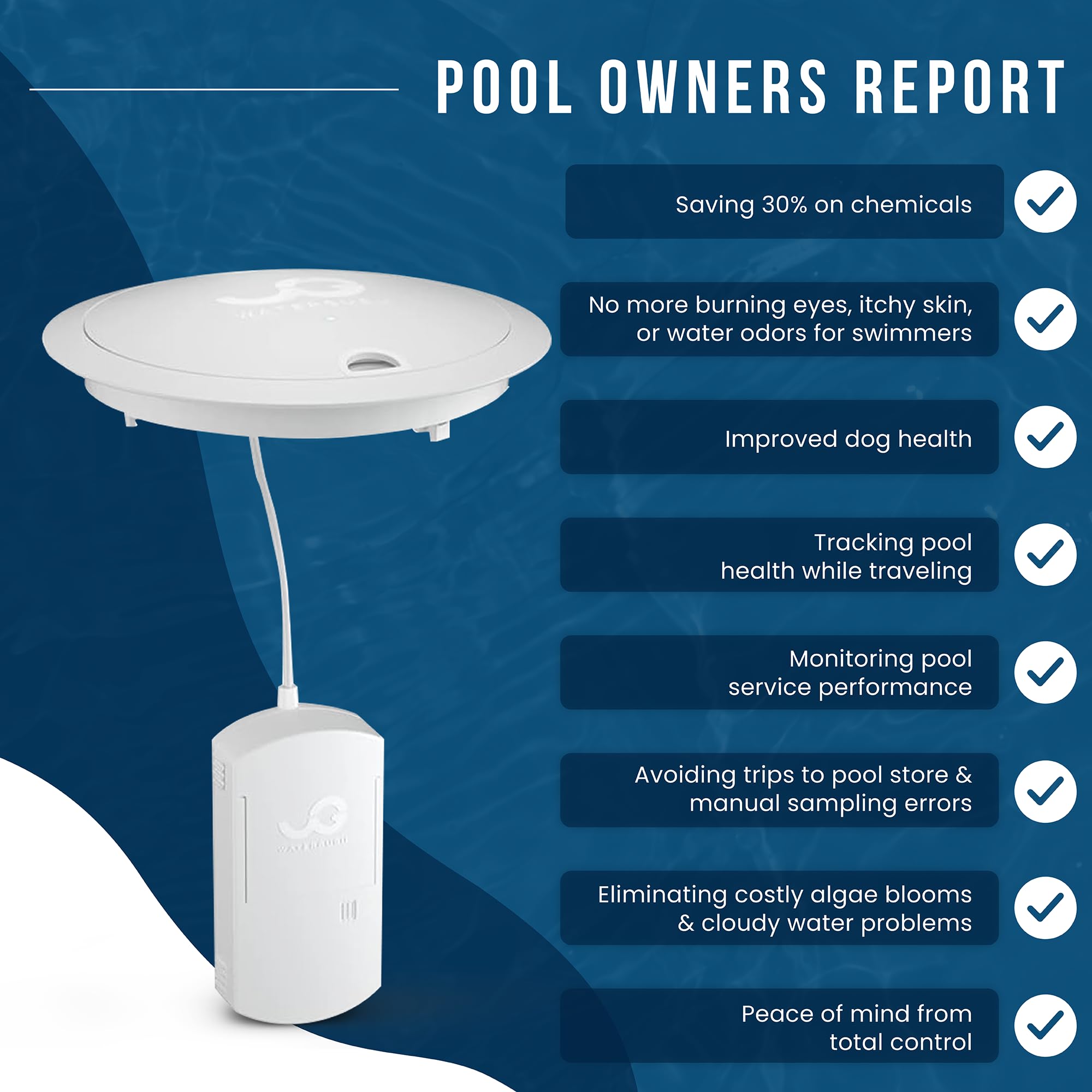 WaterGuru Sense S2 Wi-Fi setup for automatic readings at home.
