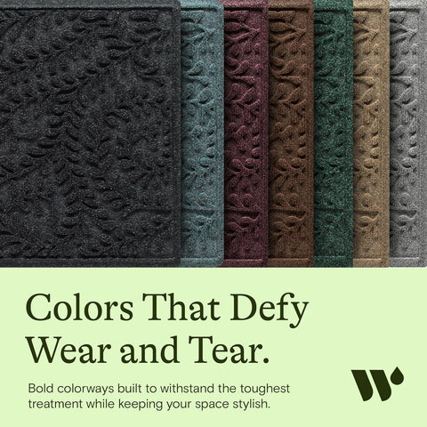 WaterHog Boxwood all-weather entry mat keeps entryways tidy
