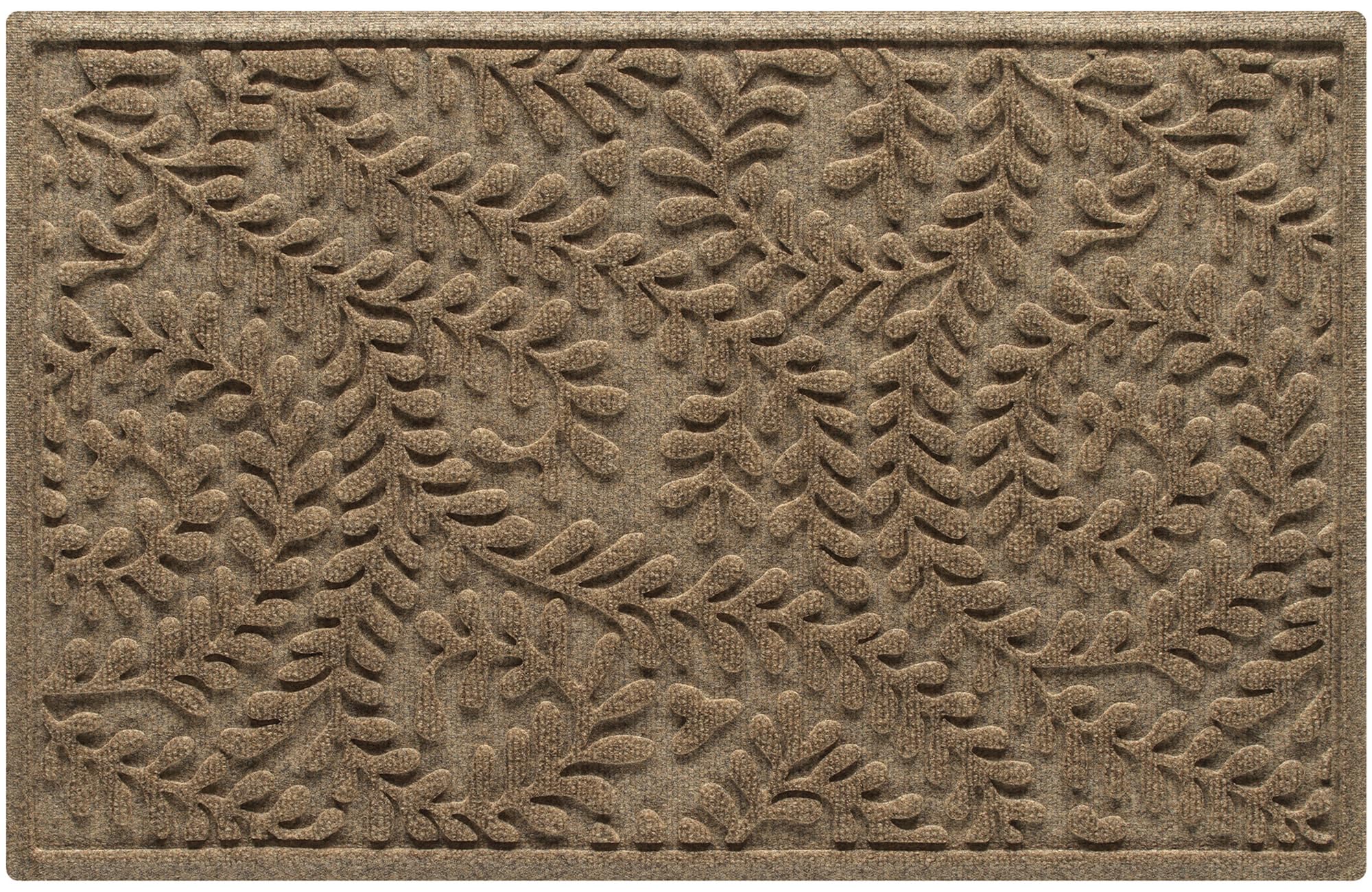 WaterHog Boxwood Front Door Mat with absorbent design traps moisture at entry