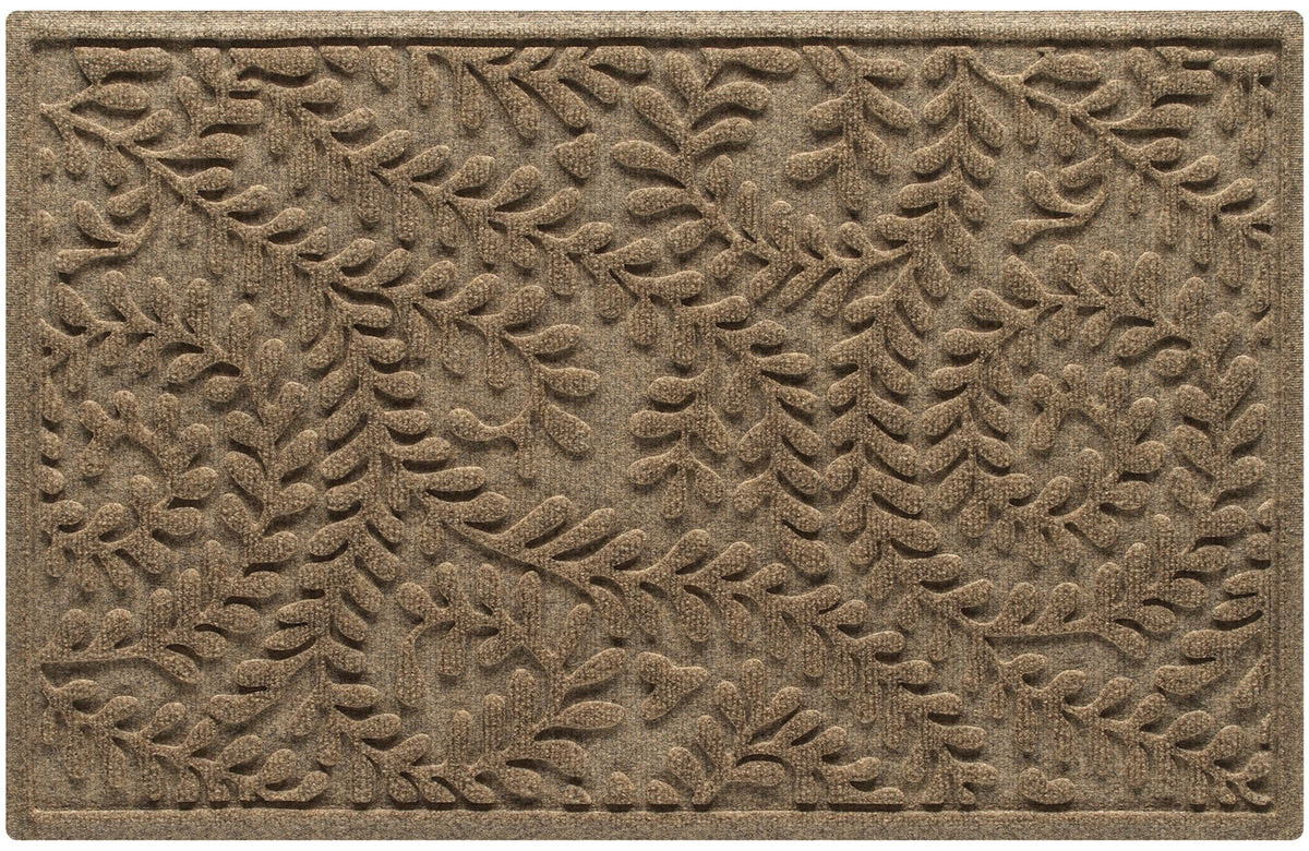 WaterHog Boxwood Front Door Mat with absorbent design traps moisture at entry