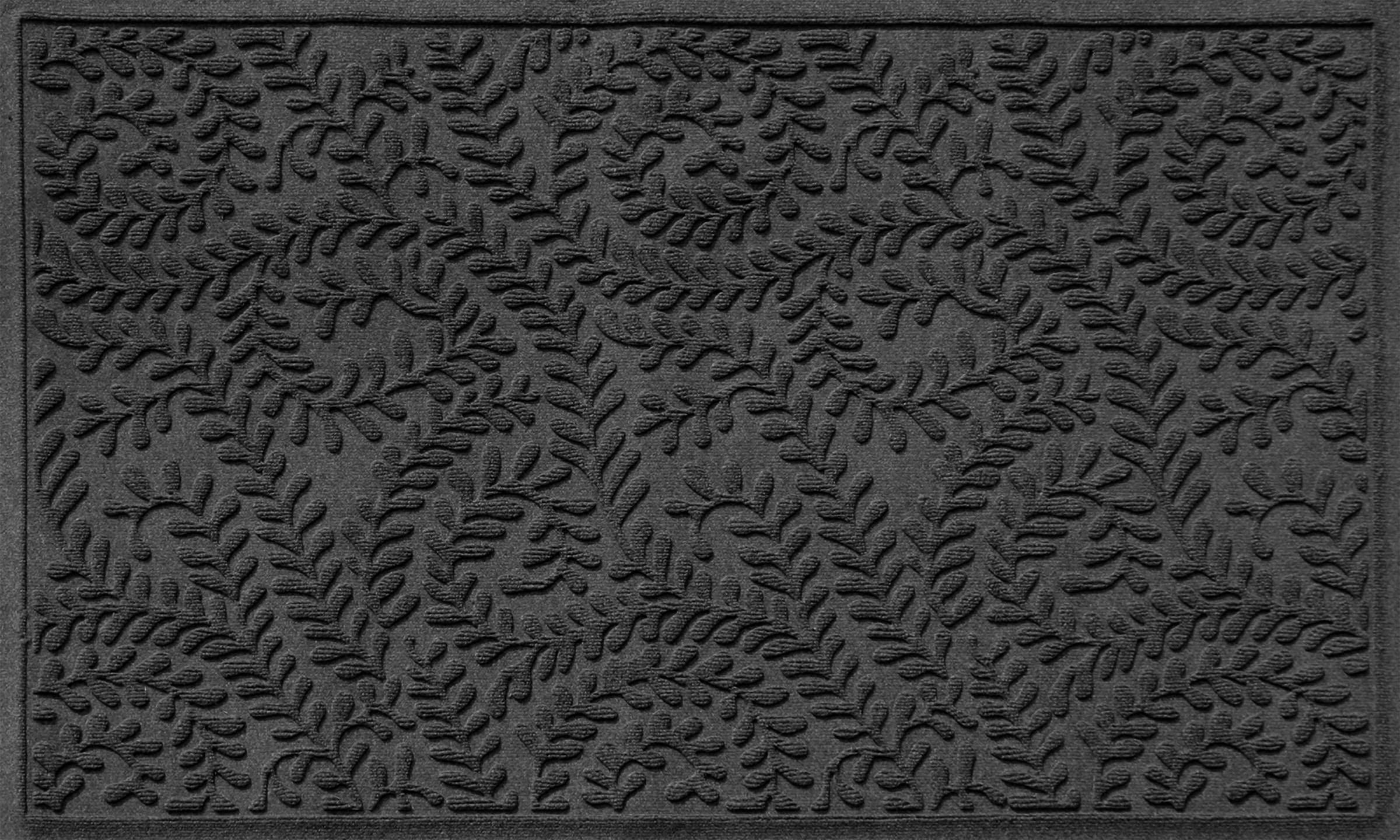 WaterHog Boxwood front door mat closeup showing durable weave for entryways