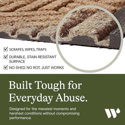 WaterHog Cordova made-in-USA materials emphasize durable, eco-friendly construction.