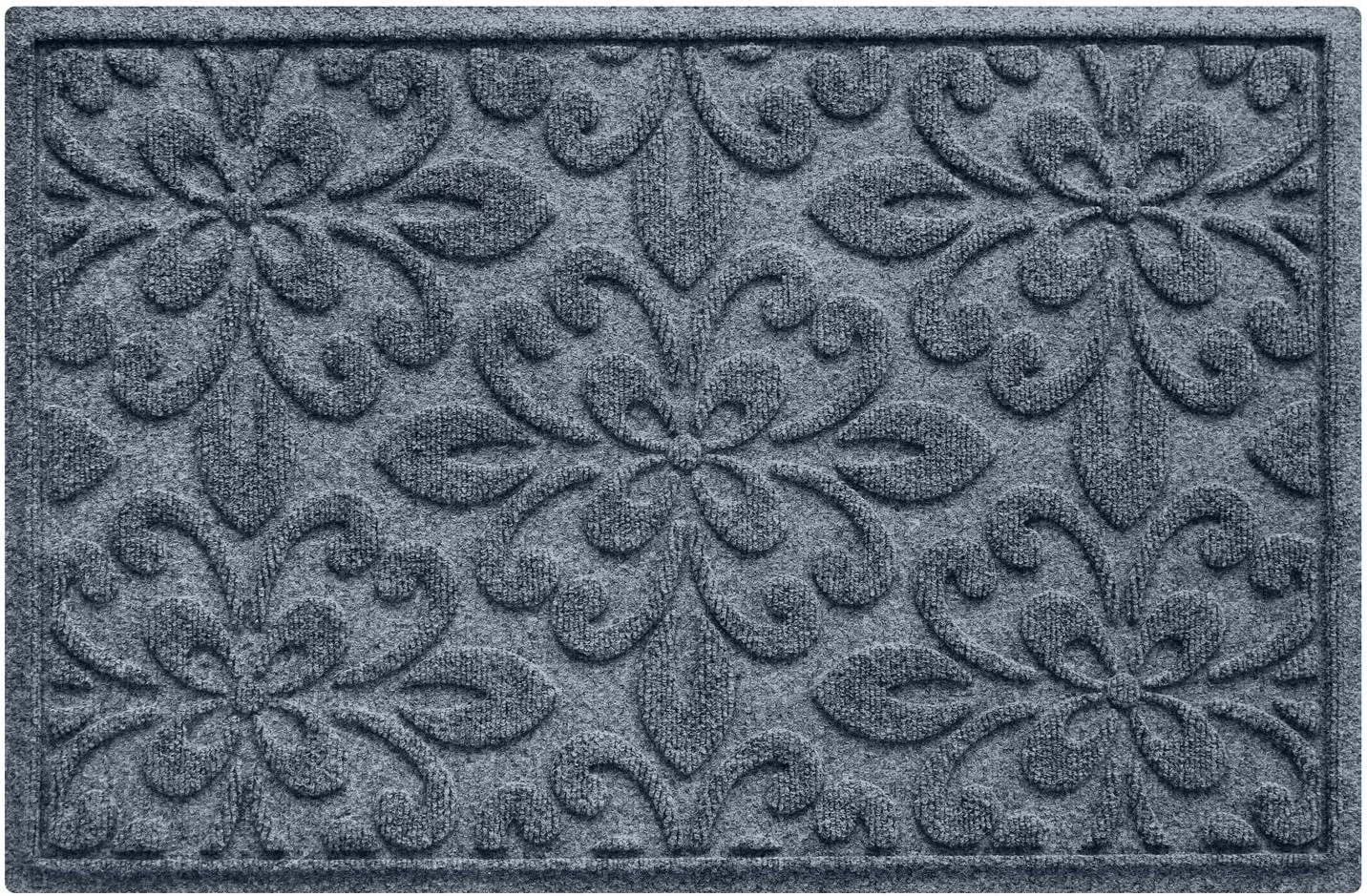 WaterHog Phoenix Bluestone 2x3 entryway front door mat with dirt trapping protection.