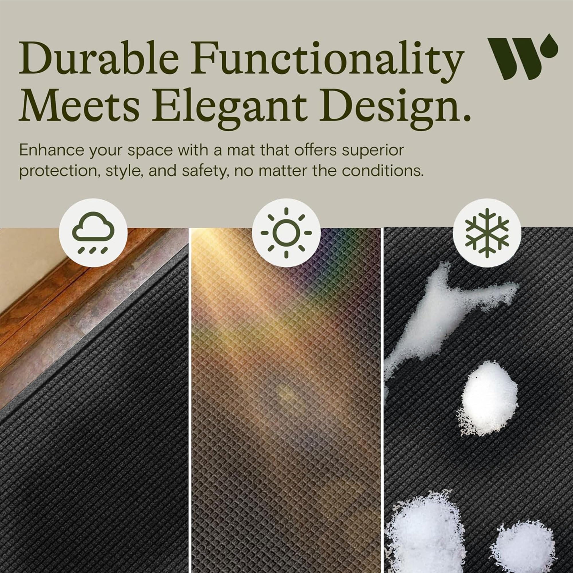 WaterHog Squares recycled materials highlight eco-friendly manufacturing