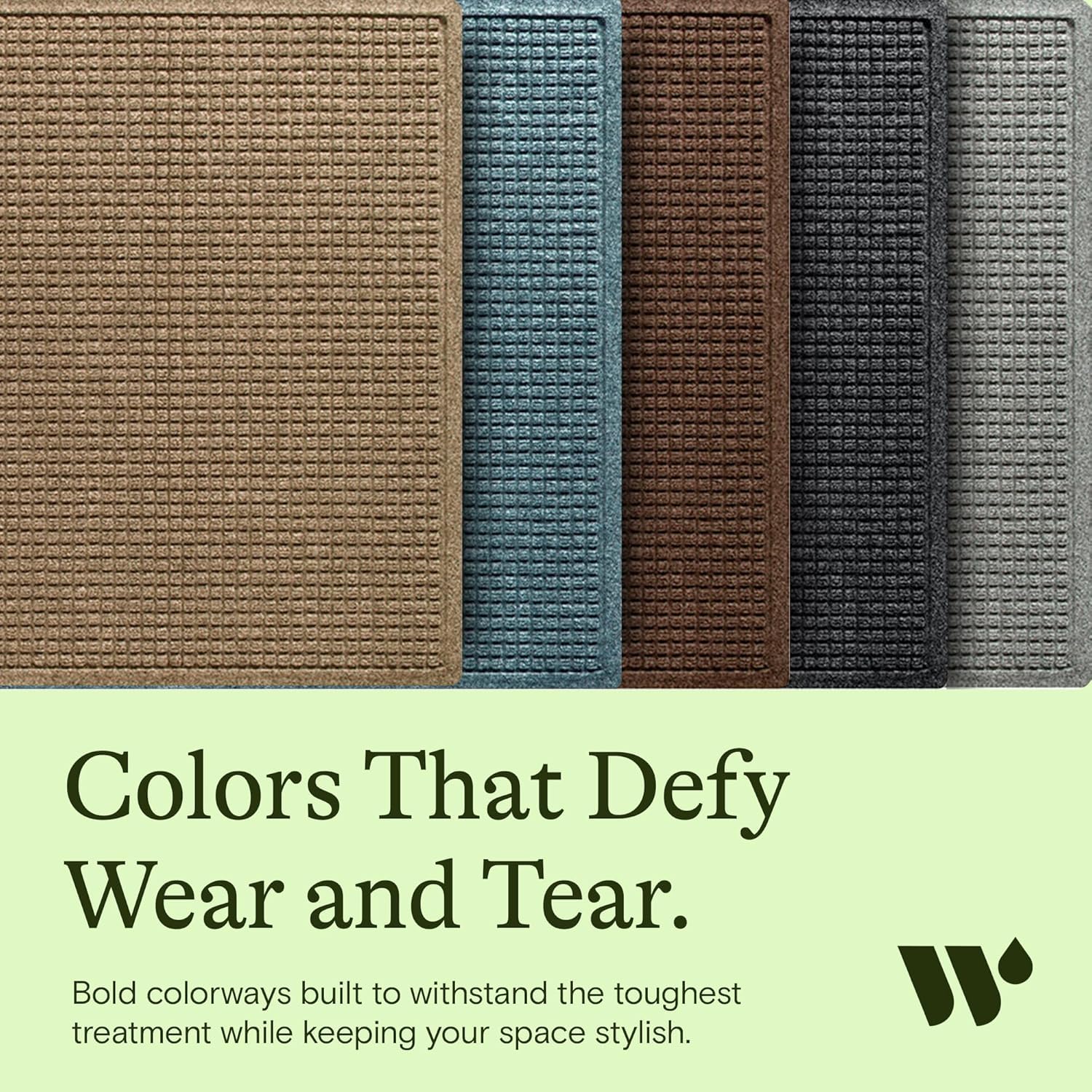 WaterHog Squares easy-clean surface supports quick maintenance after traffic.