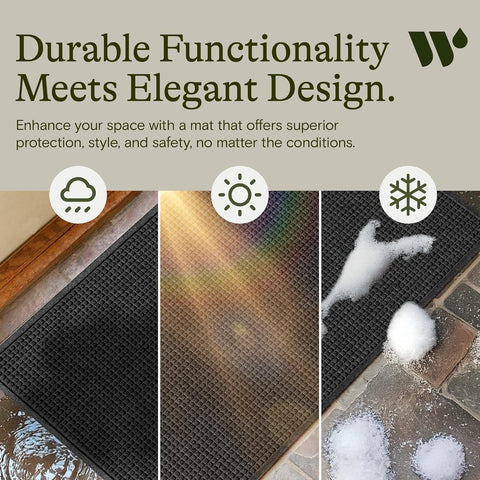 WaterHog Squares made in USA with recycled materials for eco-conscious homes.