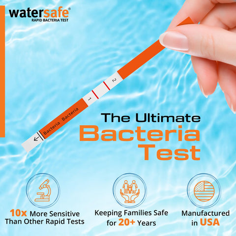Watersafe kit packaging and instruction for easy use.