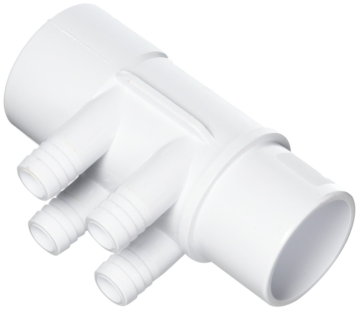 Waterway Plastics manifold front view with four ports for reliable distribution