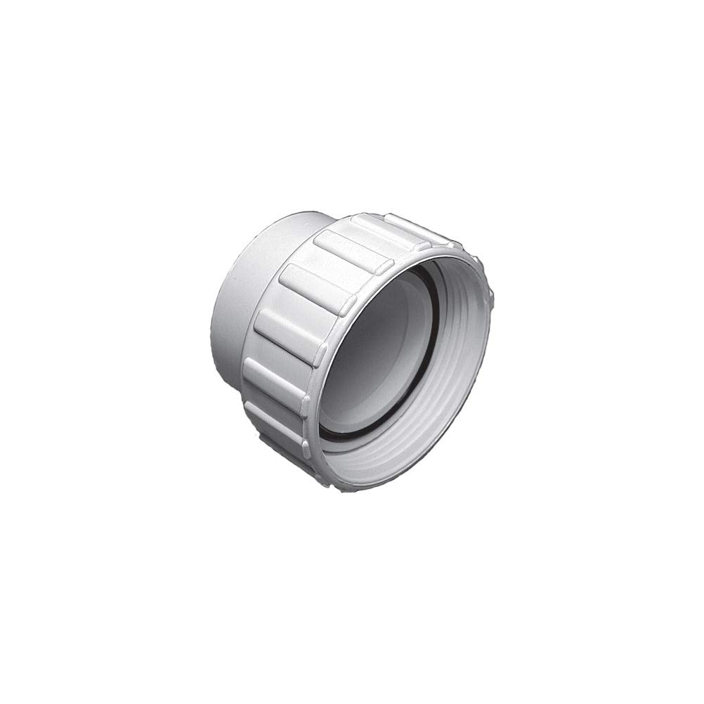 Waterway pump union WW 2in fbt to 2in s connection close-up for secure piping.
