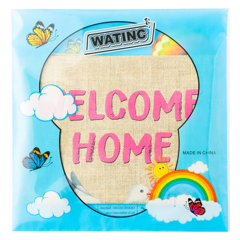 Versatile WATINC flag for baby showers and housewarmings with decorative appeal.