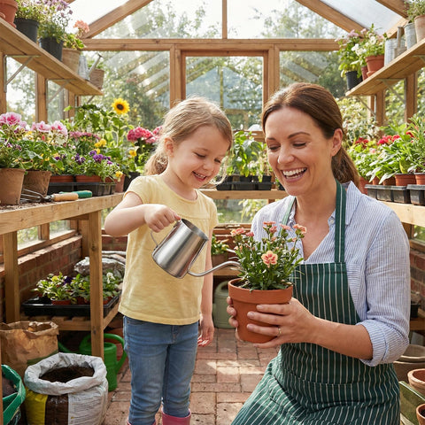 Watmtin indoor-use compact design fits small pots and shelves