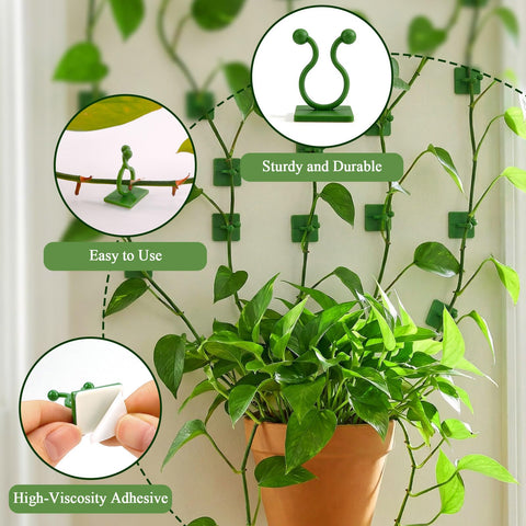 WATMTIN adhesive wall clip resists rain for durable outdoor use.