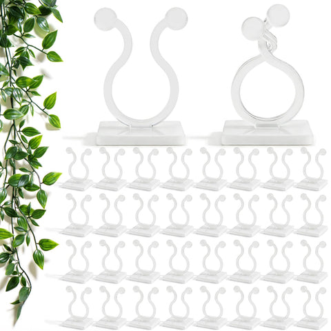 Watmtin plant climbing wall clip with adjustable clamp supports vine growth on walls.