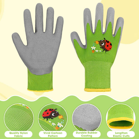 WAWSAM palm-latex-coated gloves provide extra grip during watering and digging.