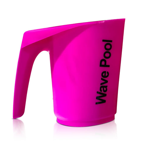 Wave Pool DE scoop with 1 lb measurement for precise dosing in pool maintenance.