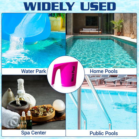 Wave Pool multi-use scooper suitable for pool chemicals, garden, or pet food.