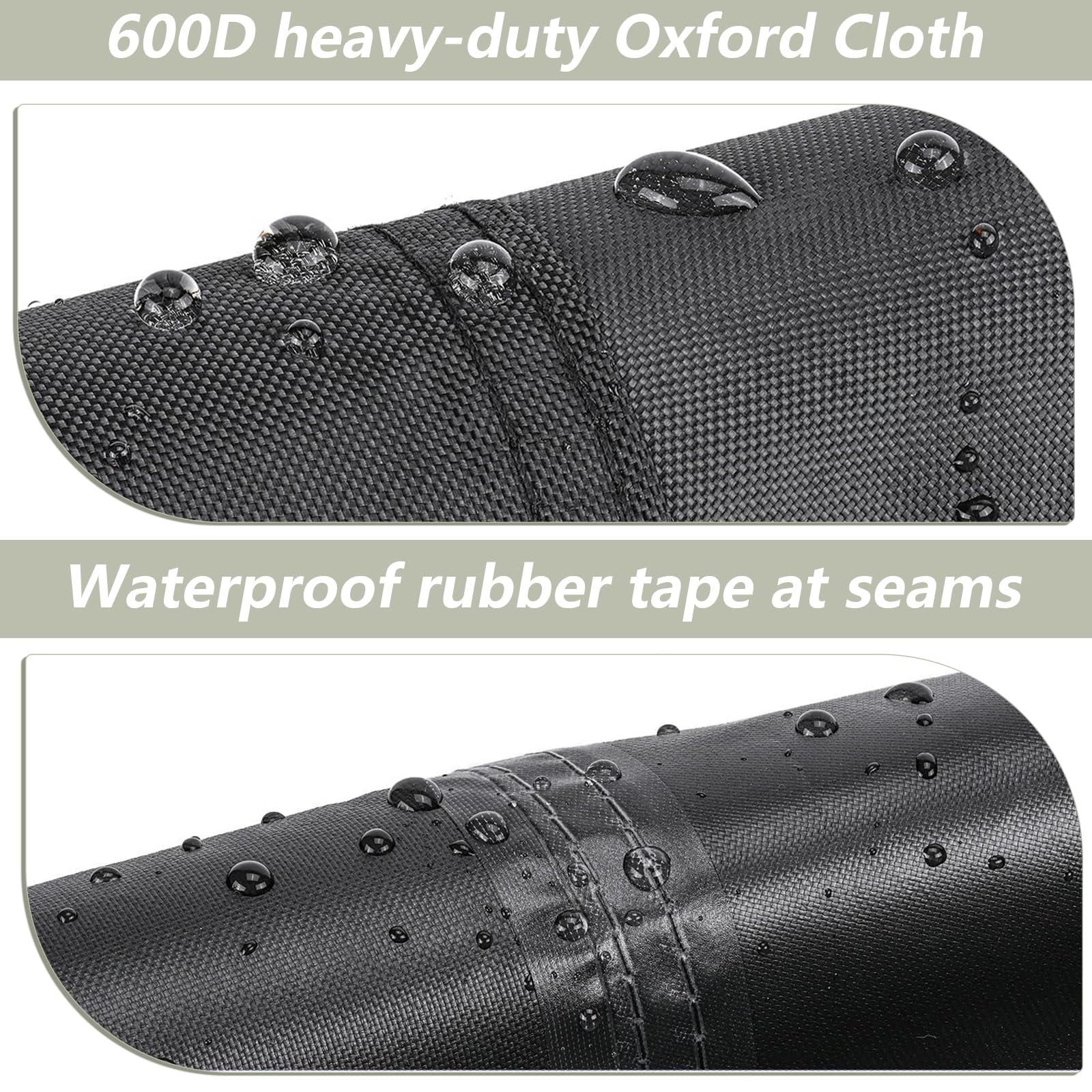 Wavecover UV-resistant design guards against sun fading for long-lasting outdoor use.