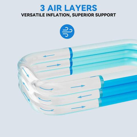 WavYoo portable pool folds flat for easy transport to parks or vacations.