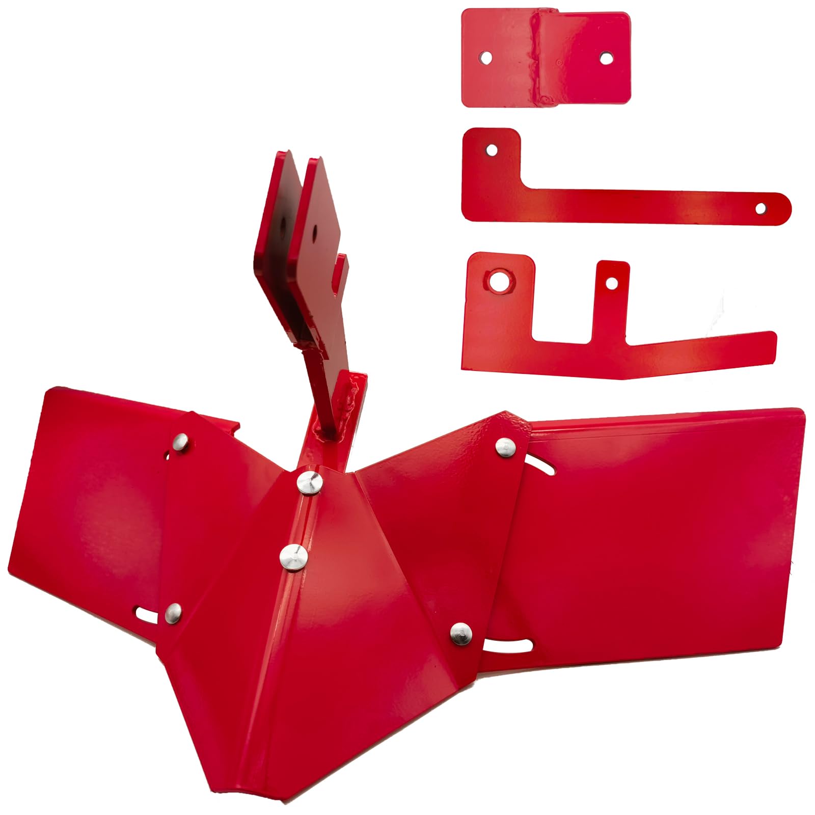 Wawews Hiller-Furrower Kit rear-tine tiller assembly for Earthquake-compatible models improves furrowing efficiency