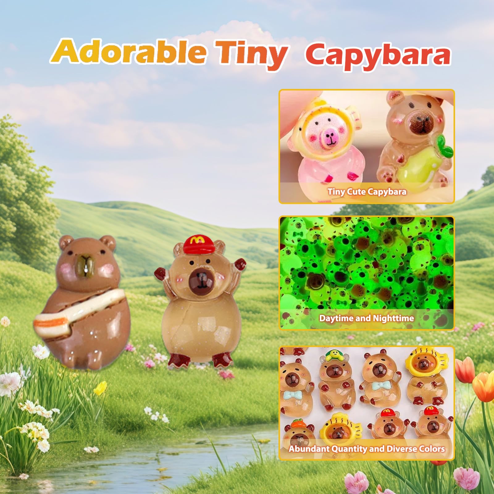 WAWIBEE capybara collectibles for display, trading, and creative crafts