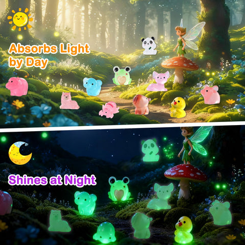 WAWIBEE resin animals for fairy gardens and DIY decor.