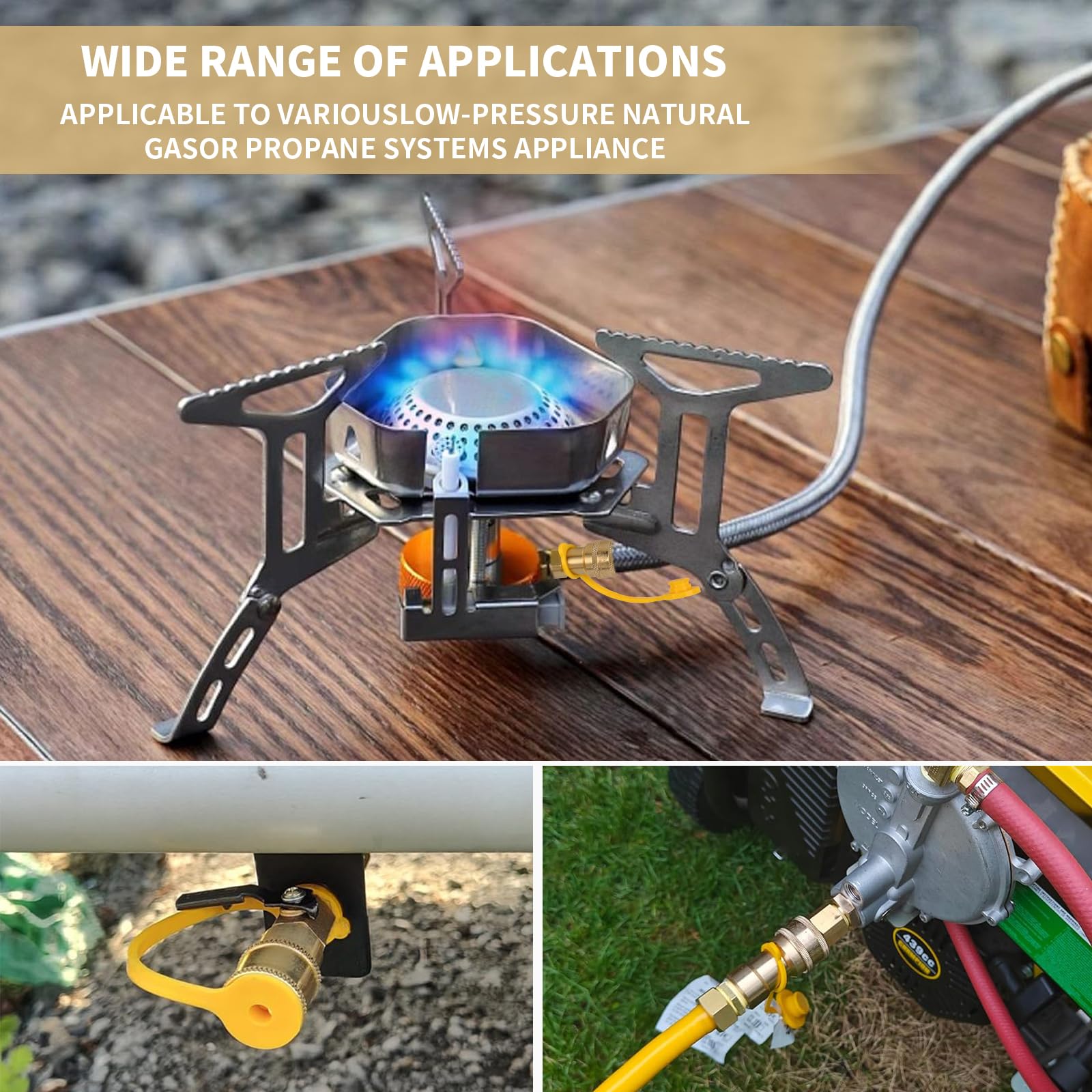 WAYASDCU packaging with Teflon tape for easy installation