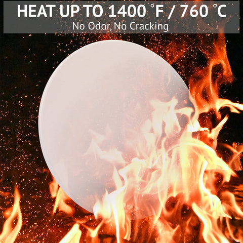 Waykea pizza stone for oven and grill delivers even cooking.