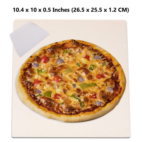 Waykea stone fits standard toaster ovens for quick preheats.