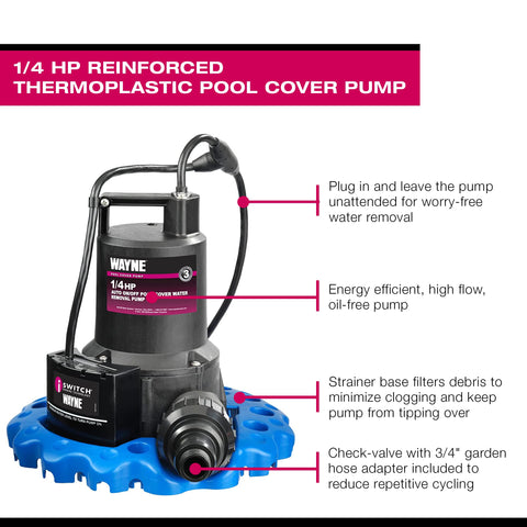 Wayne WAPC250 check valve and hose setup reduces cycling