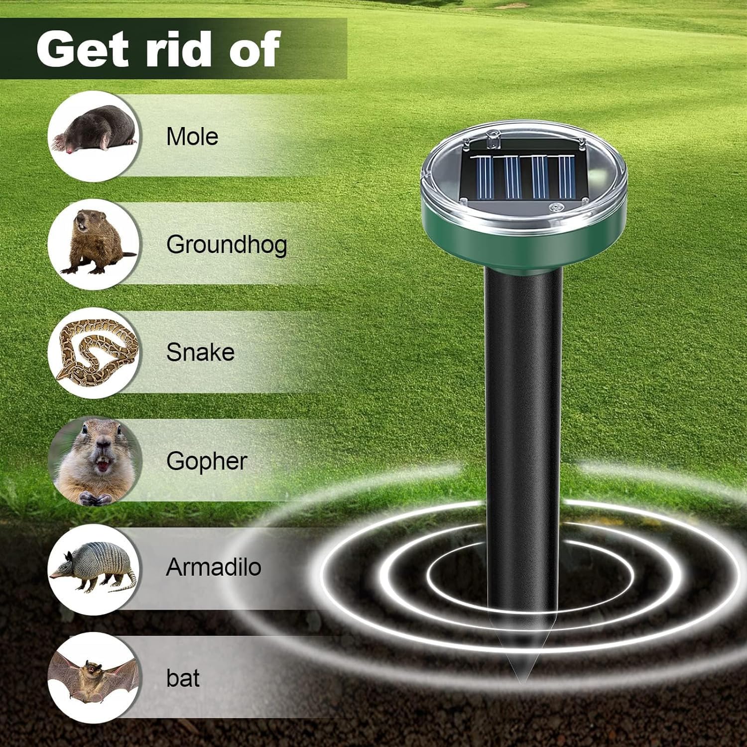 WAYSLA ground spike installation ensures simple, tool-free setup in sunny spots.