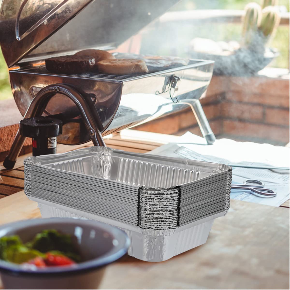 Waytiffer drip pan withstands 500 F for hot grilling sessions with less worry.