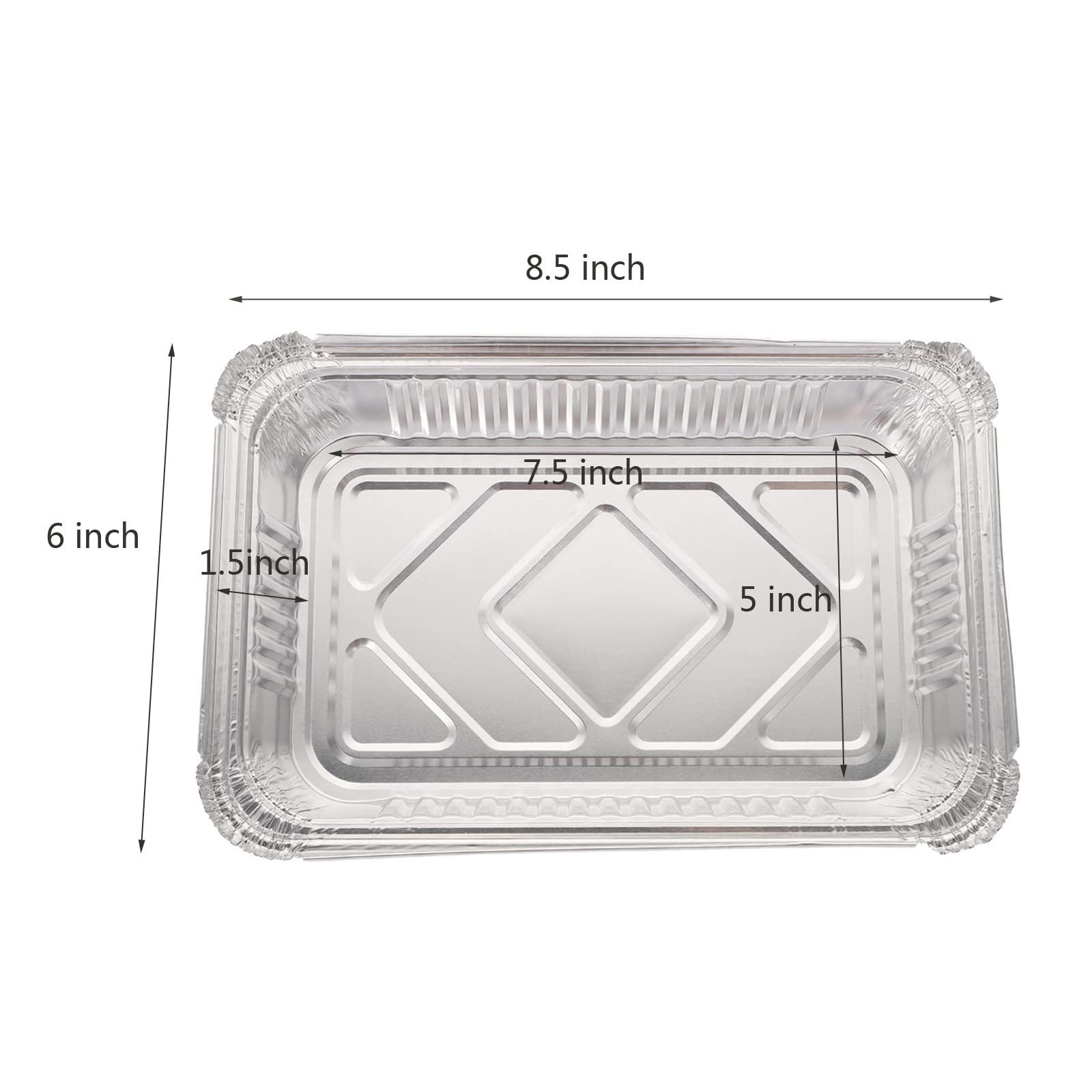 Waytiffer drip pan base 7.5x5 inches ensures snug fit and mess reduction.