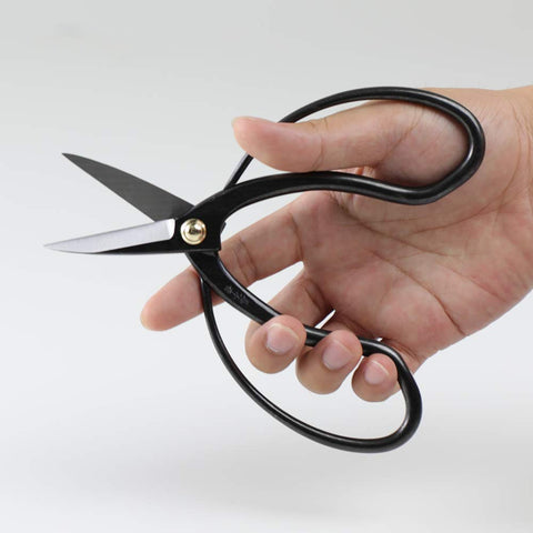 Wazakura Hanafubuki bonsai scissors seven-inch size for easy handling.