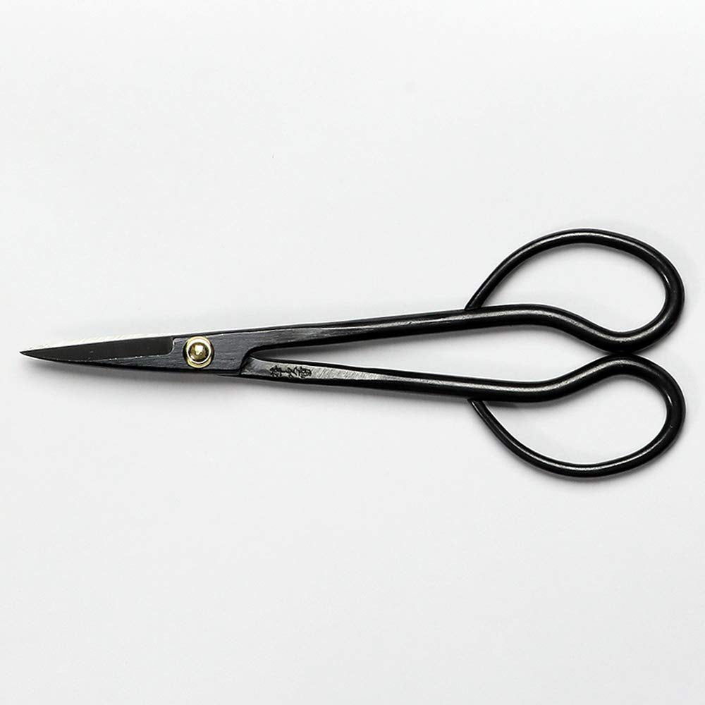 Wazakura Satsuki Bonsai Scissors in packaging emphasizing Japanese craftsmanship.