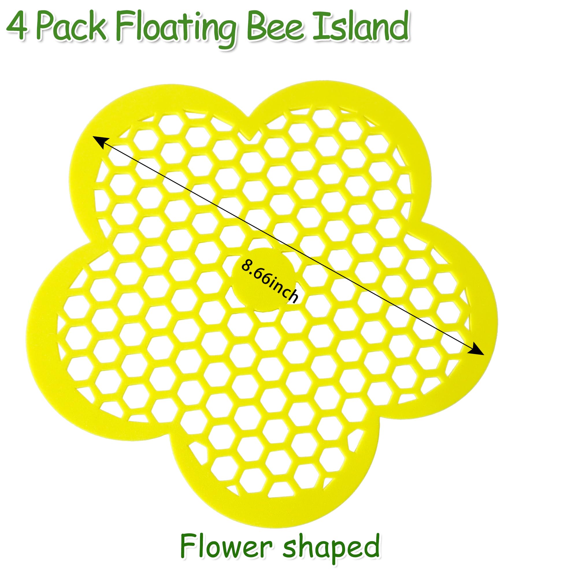 Wazitin bee watering station floats on ponds to attract bees and butterflies in your garden.