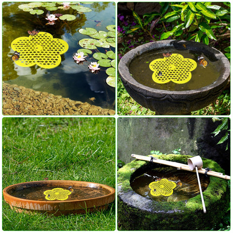 Wazitin 4-pack keeps multiple water stations ready across your yard for pollinator visits.