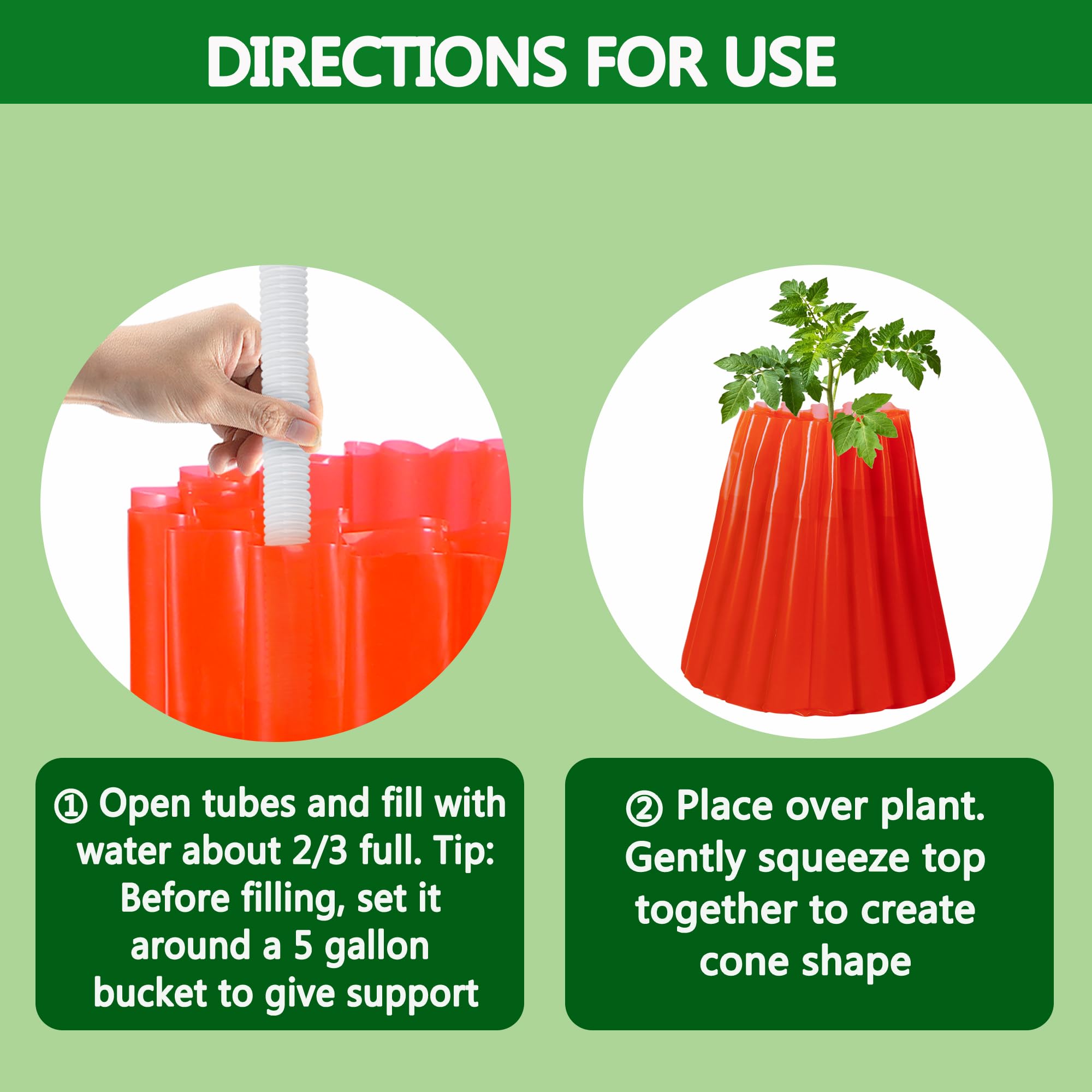 Wazitin setup beside a 5 gallon bucket for easy filling.
