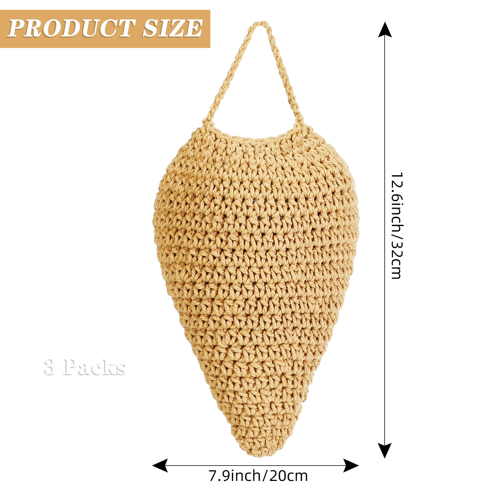 WBCBEC crochet wasp nest decor tree hanging