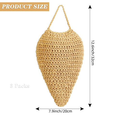 WBCBEC crochet wasp nest decor tree hanging