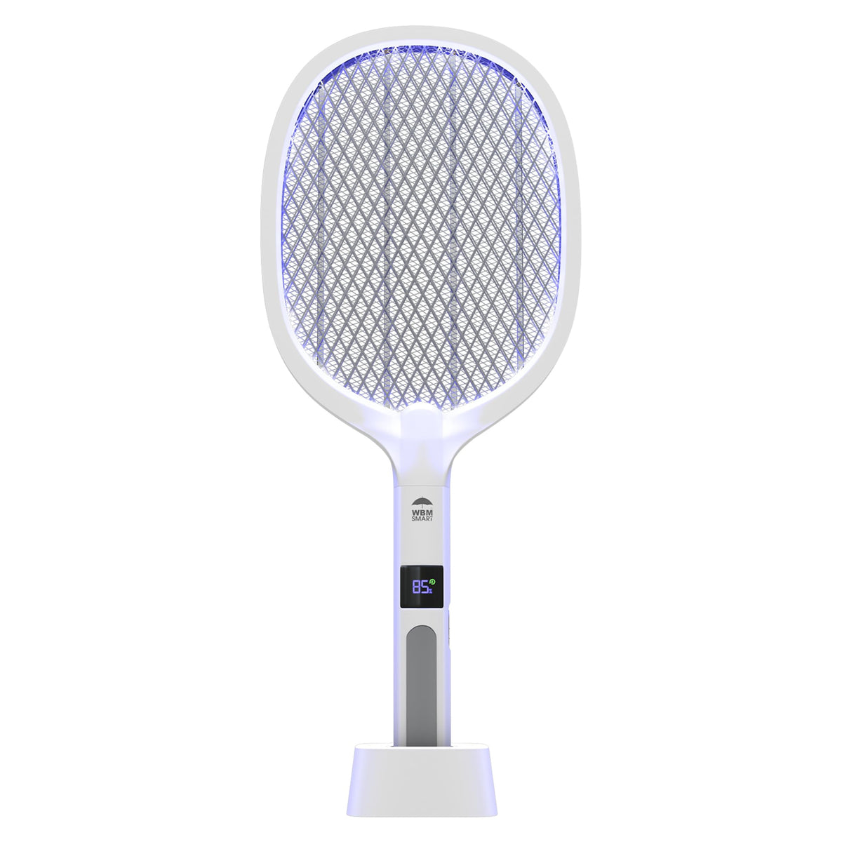 WBM SMART 2-in-1 electric zapper racket in action for fast insect kill