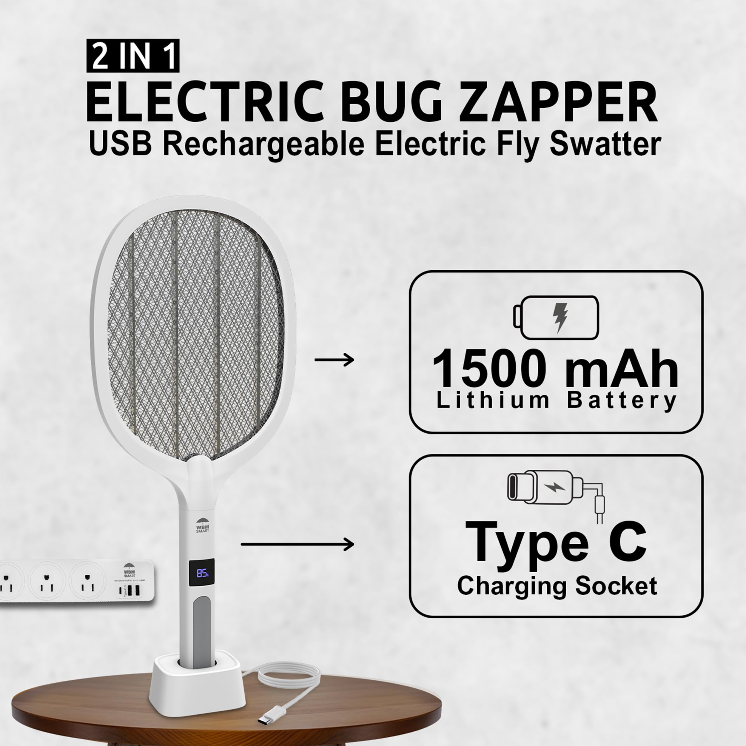 Suitable for indoor and outdoor use with the WBM SMART zapper
