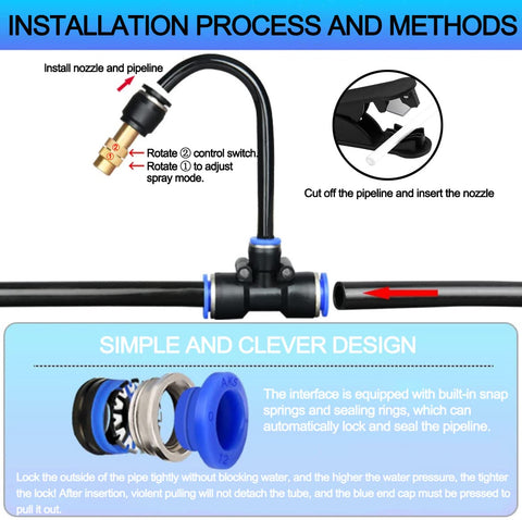 WCBMIRRI atomizing copper nozzle delivering a fine mist for efficient watering